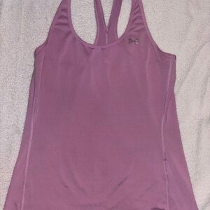 Under Armour Purple Fitted Sleeveless Tank Top